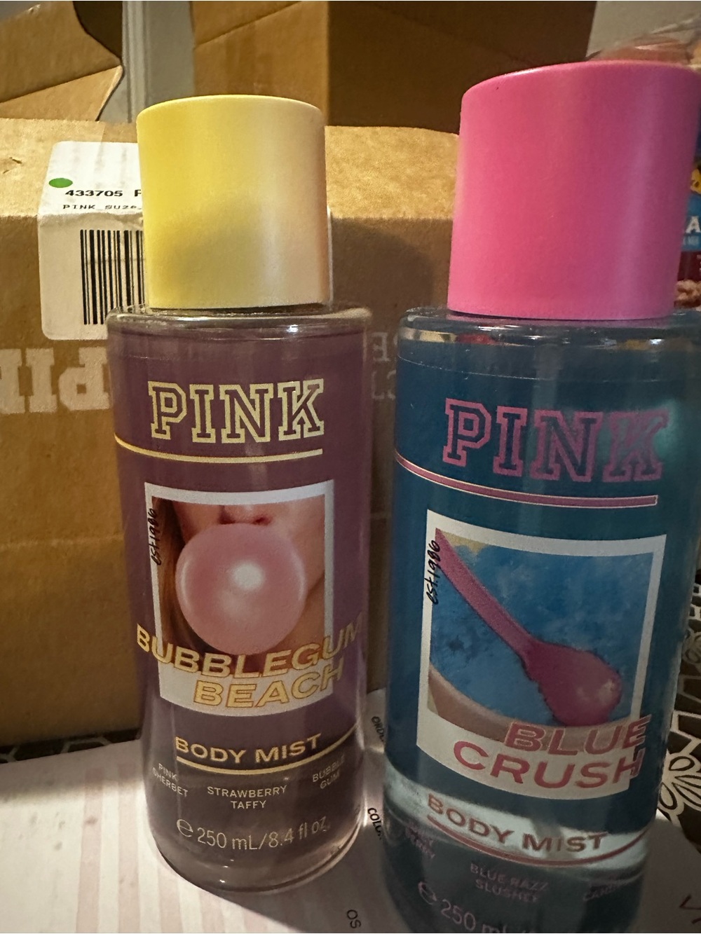 PINK Bubblegum Beach + Blue Crush Body Mist Duo